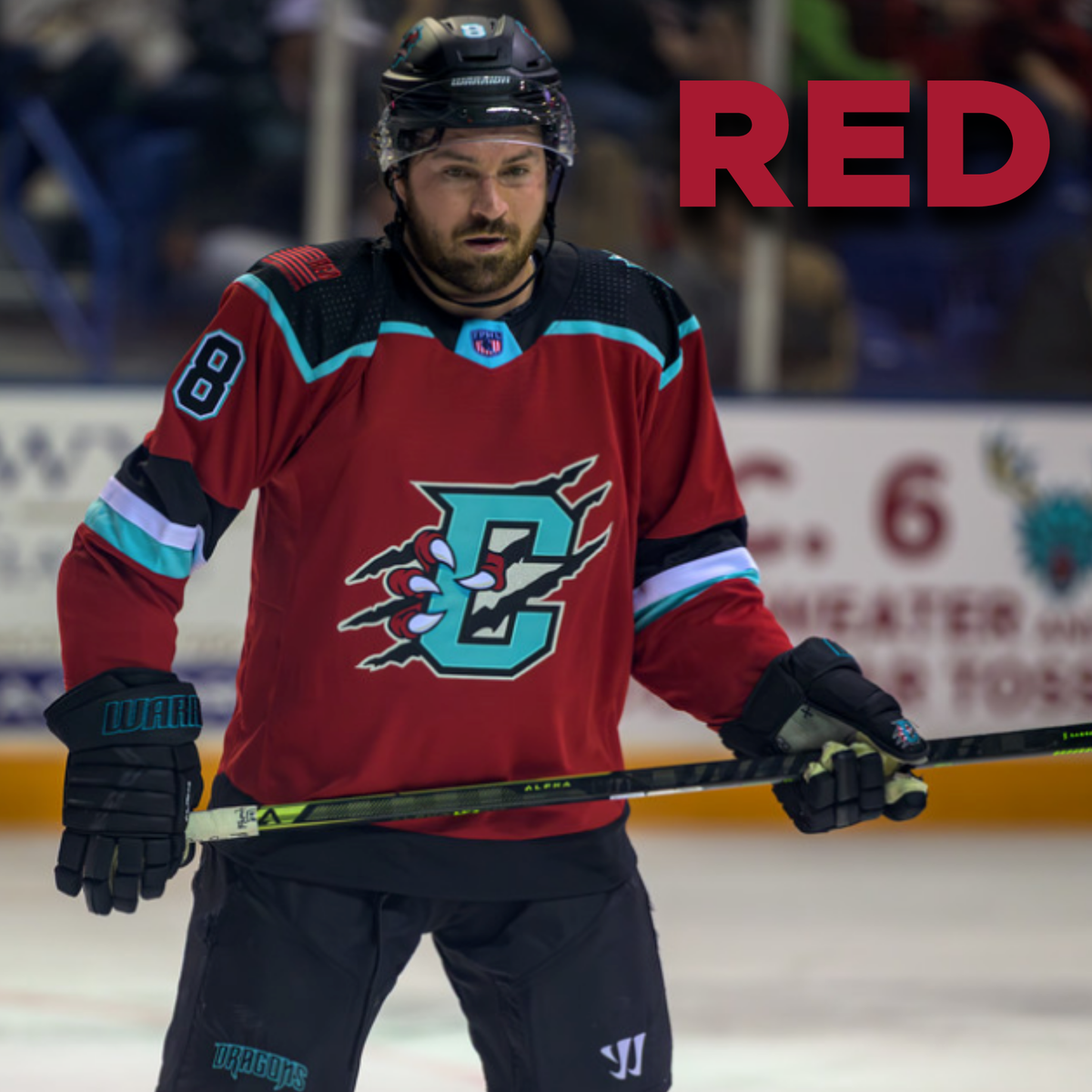 Game-Worn 2025-26 Red Jersey