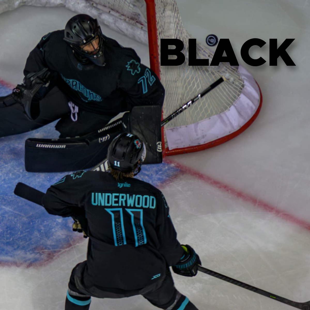 Game-Worn 2025-2026 Black Jersey