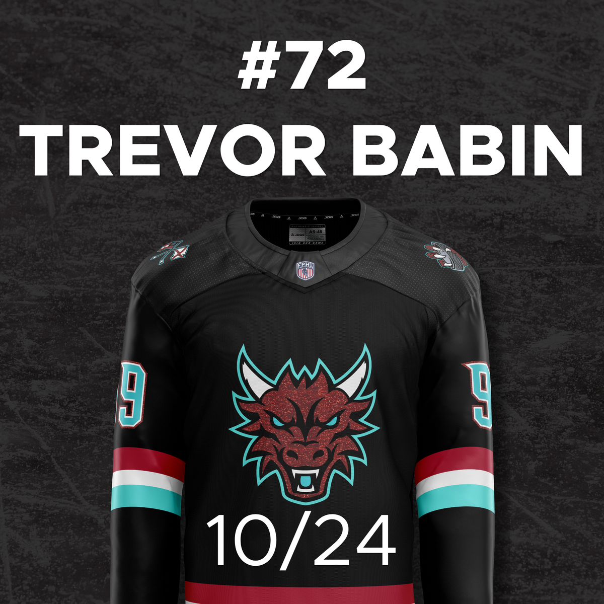 Jersey Off The Back: Oct 24- #72 Trevor Babin