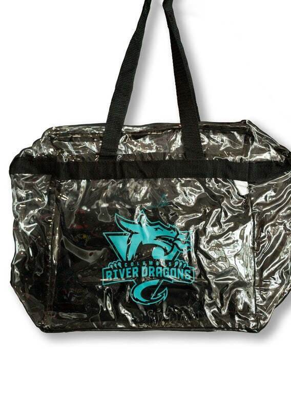 Clear Zipper Tote Bag Columbus River Dragons Online Store