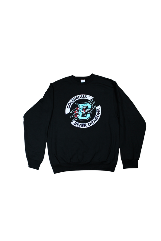 Distressed Logo Crewneck SanMar