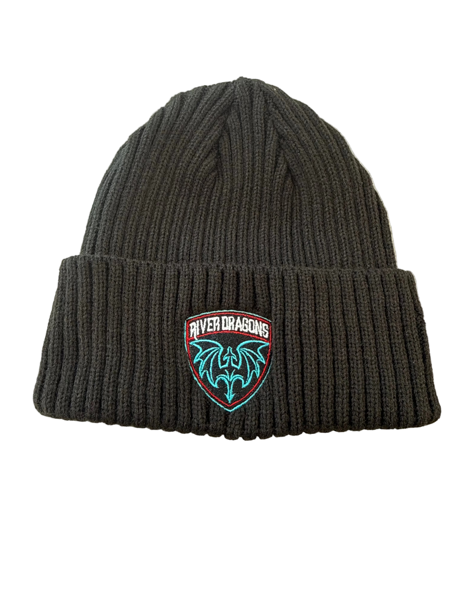 Black River Dragons Shield New Era Cuff Beanie