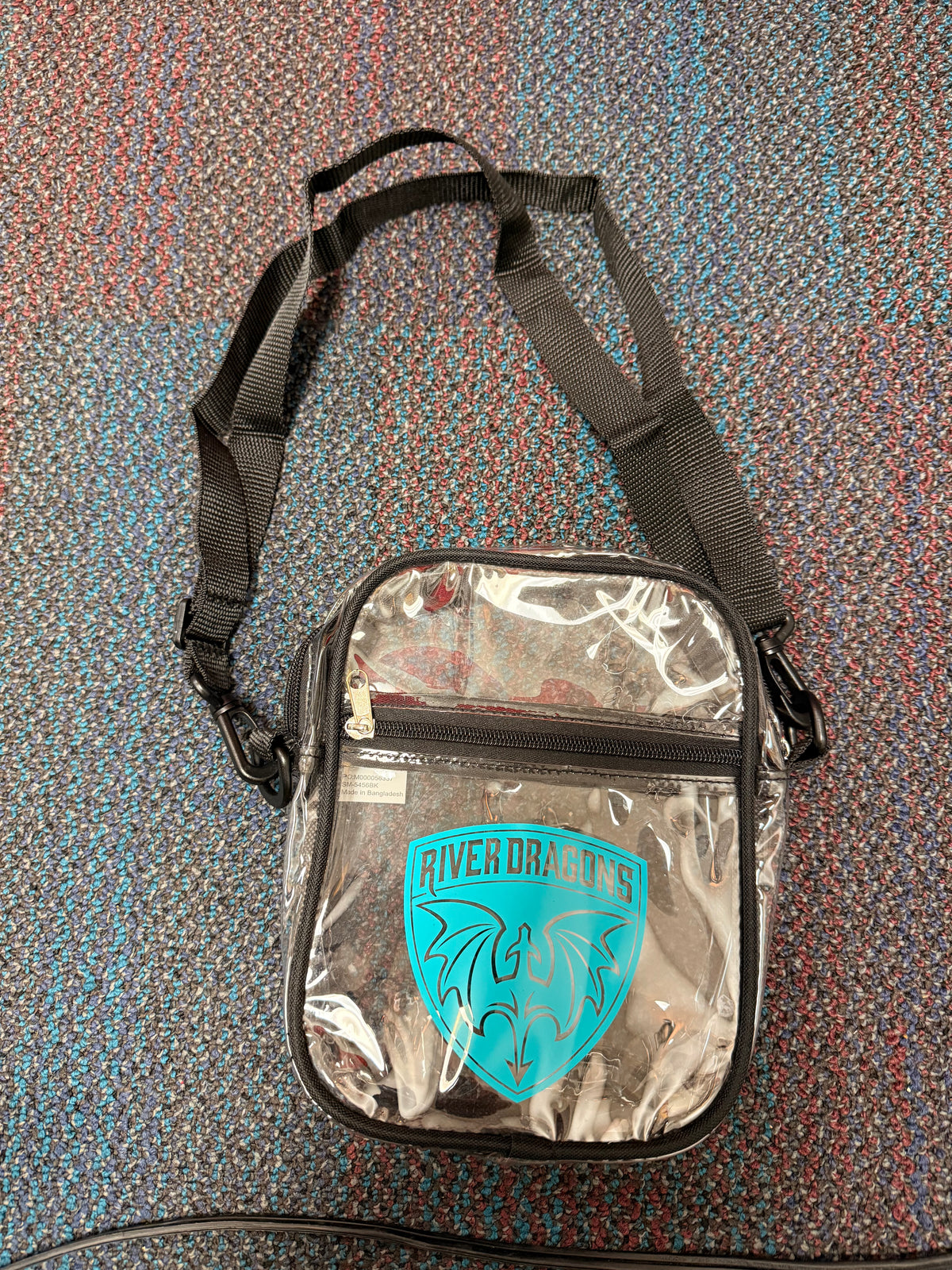 Clear Crossbody River Dragons Shield Tote