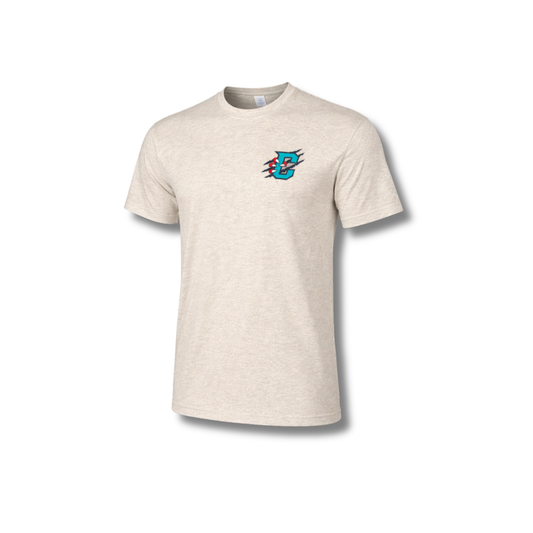 Primary Logo Oatmeal Heather Short Sleeve