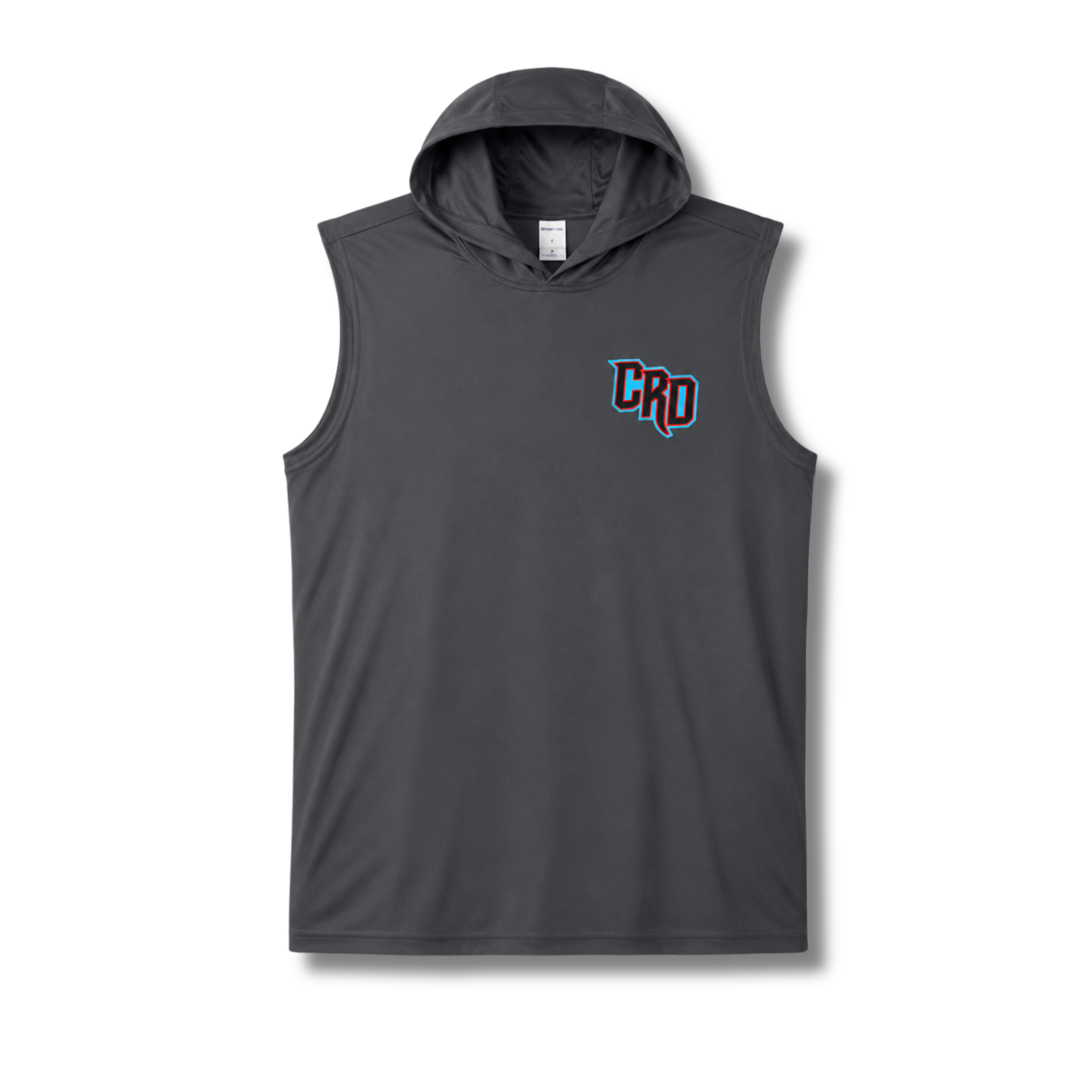 Iron Grey CRD Monogram Sleeveless Hoodie