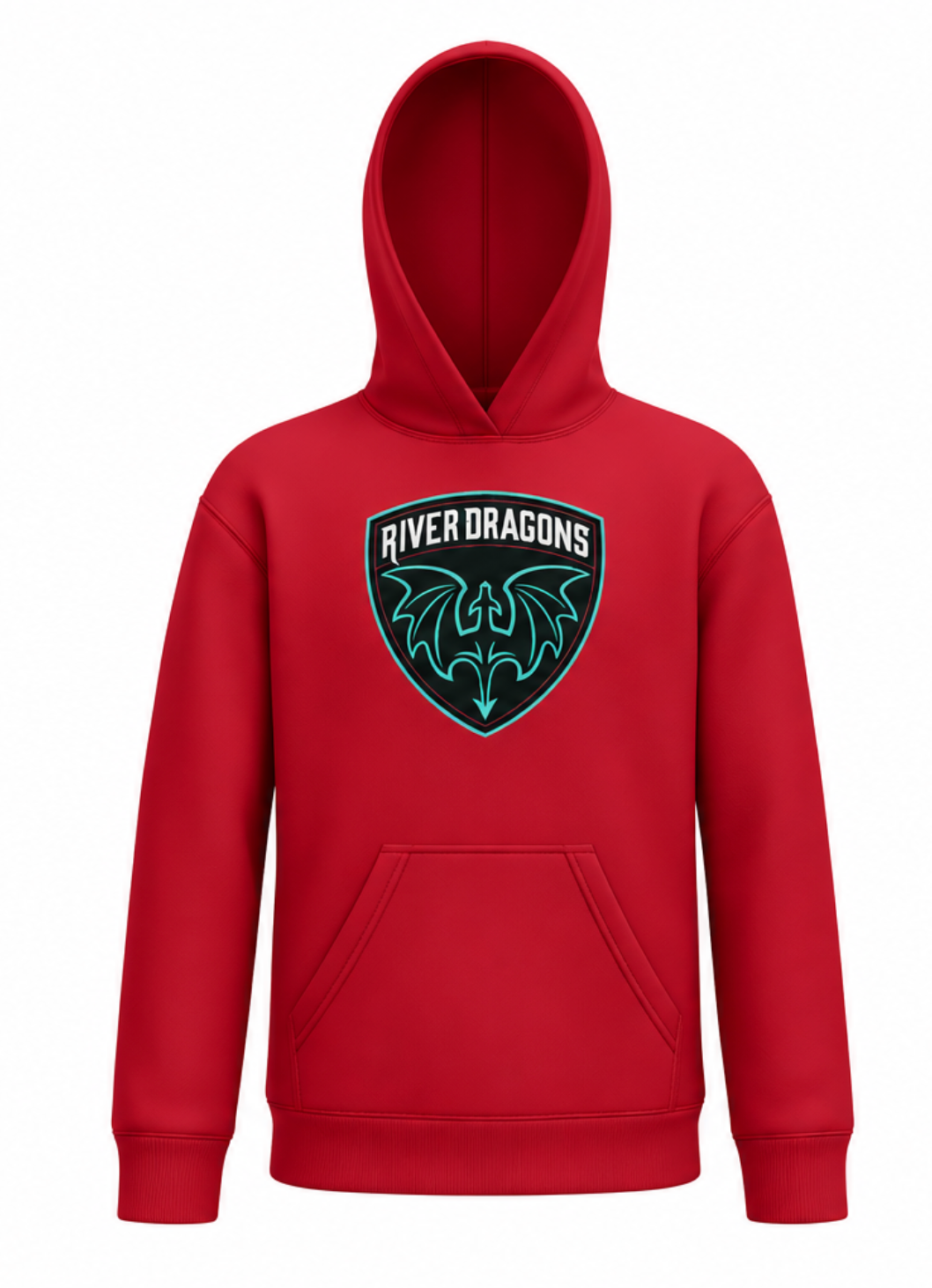 Youth Red Shield Hoodie