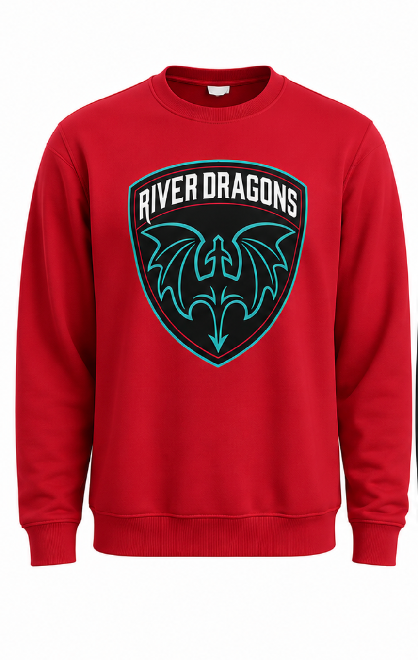 Youth Red Shield Crewneck
