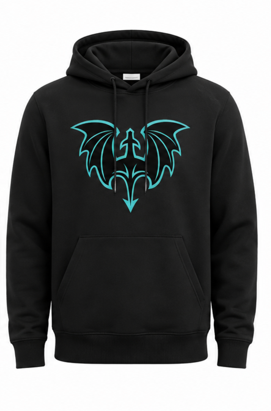 Youth Black Dragon Icon Hoodie