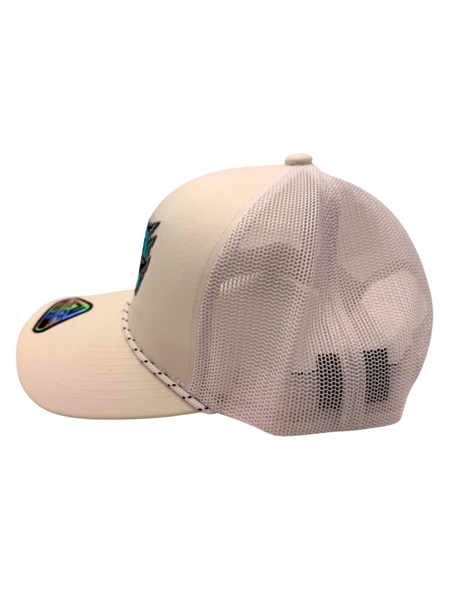 White Main Logo Rope Hat Augusta