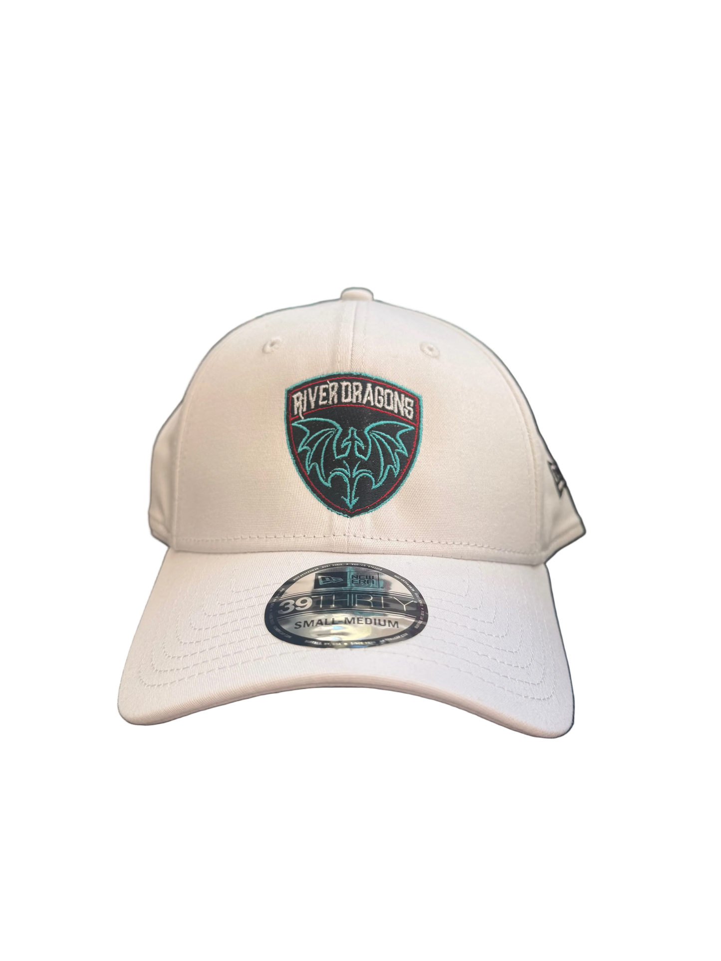 White New Era Fitted Cotton Cap