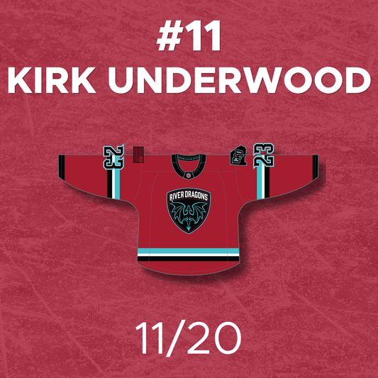 Jersey Off The Back: Nov 20- #11 Kirk Underwood (C)