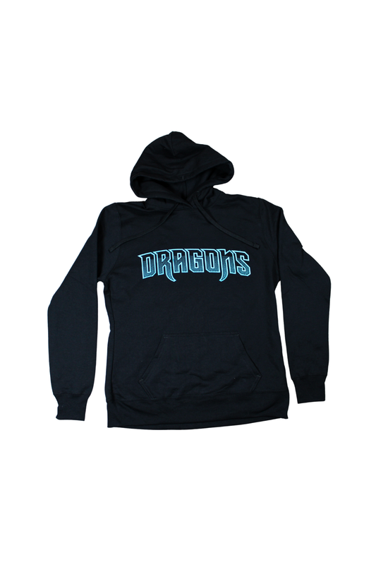 Womens Dragon Wordmark Hoodie SanMar