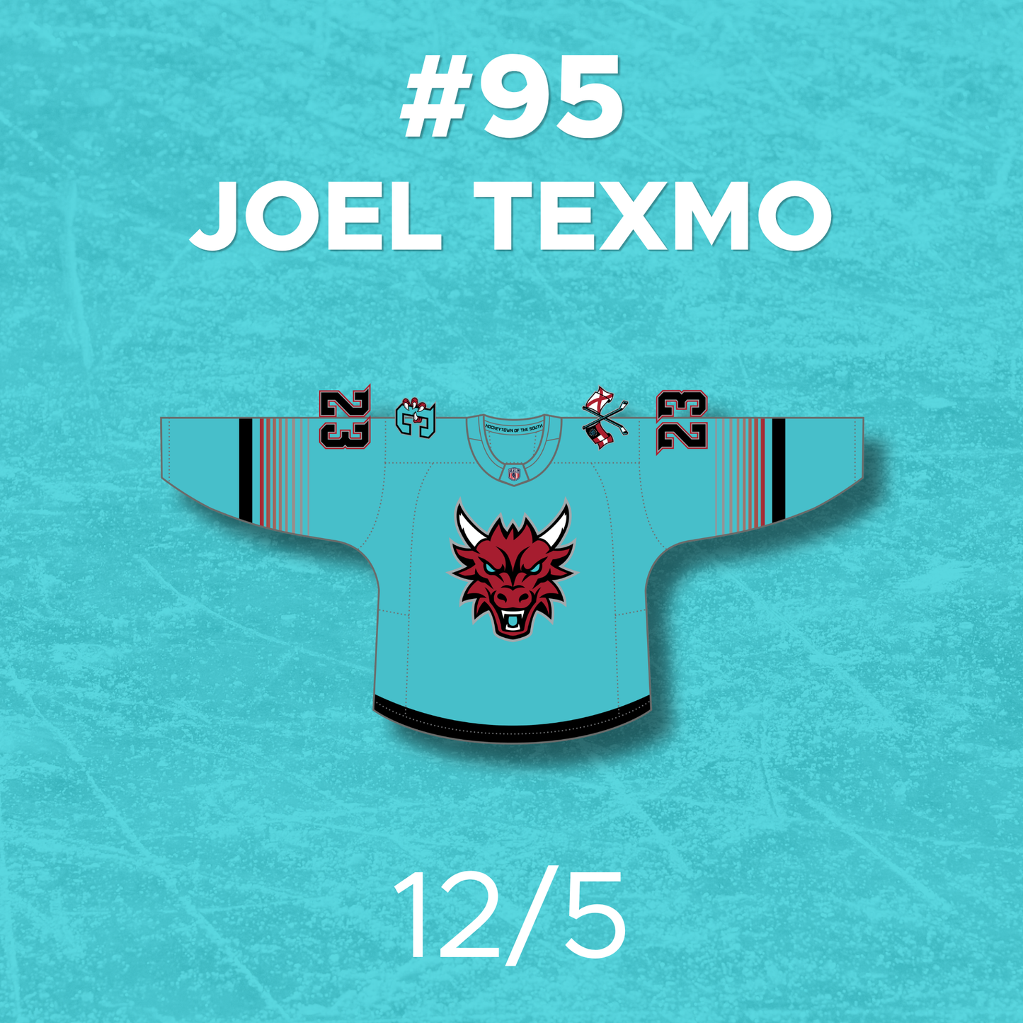 Jersey Off The Back: Dec 5- #95 Joel Texmo