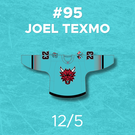 Jersey Off The Back: Dec 5- #95 Joel Texmo