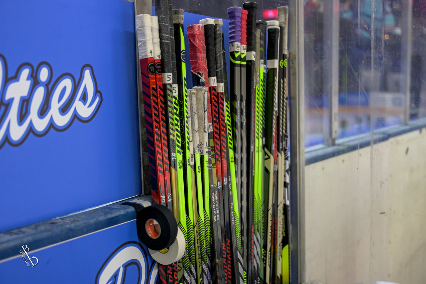 Autographed Player Stick