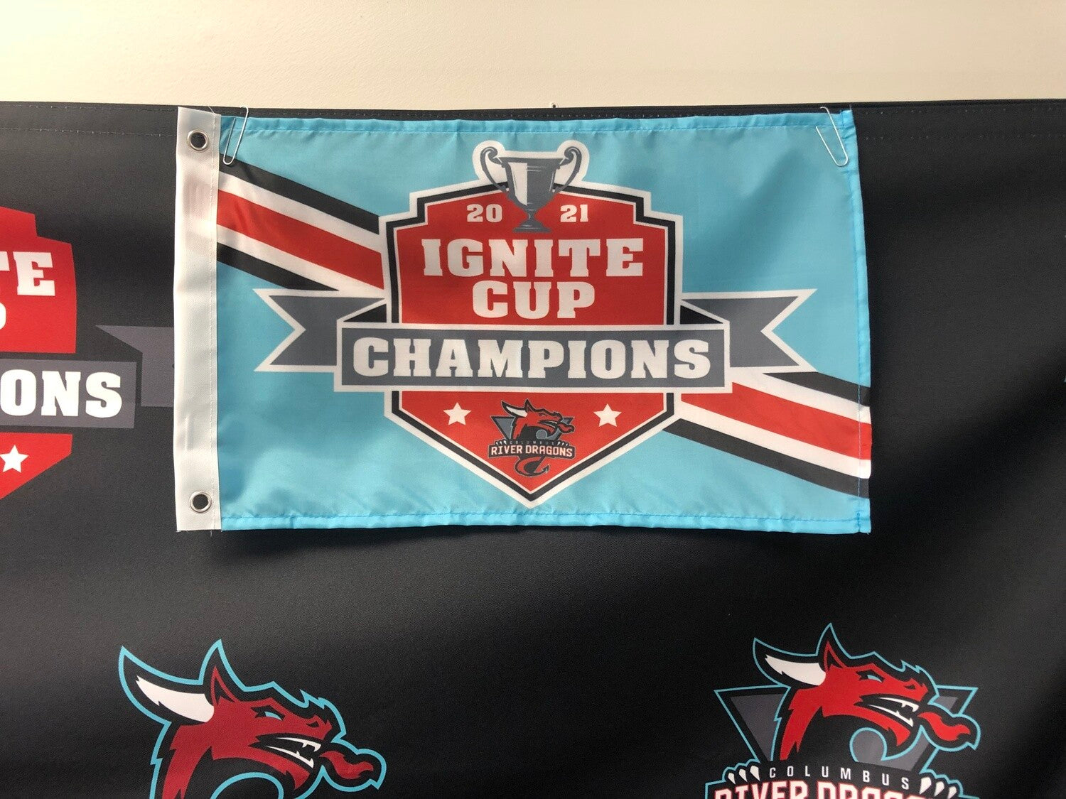 Ignite Champions Flag – Columbus River Dragons Merchandise Store