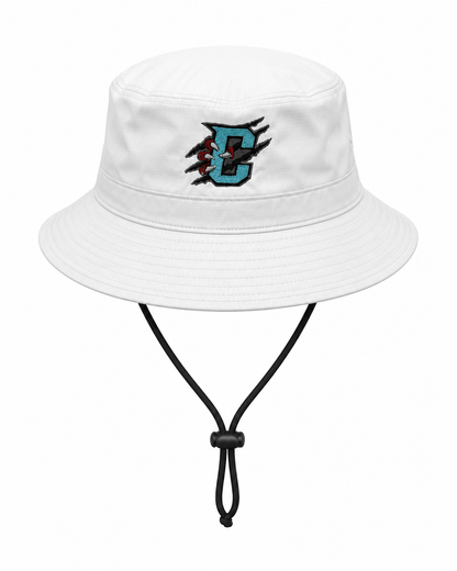 White Primary Logo UV Fishing Hat