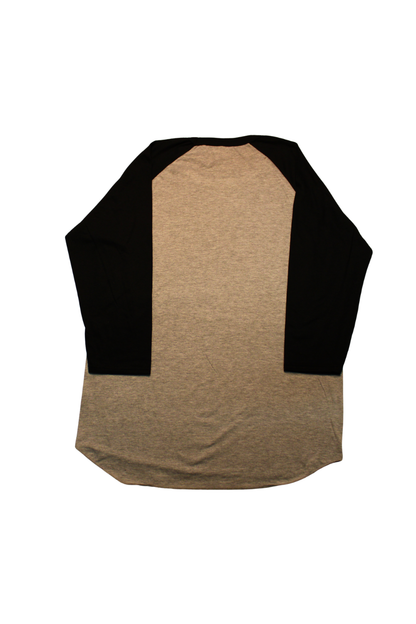 Grey Monogram Henley SanMar