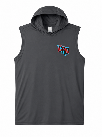 Iron Grey CRD Monogram Sleeveless Hoodie