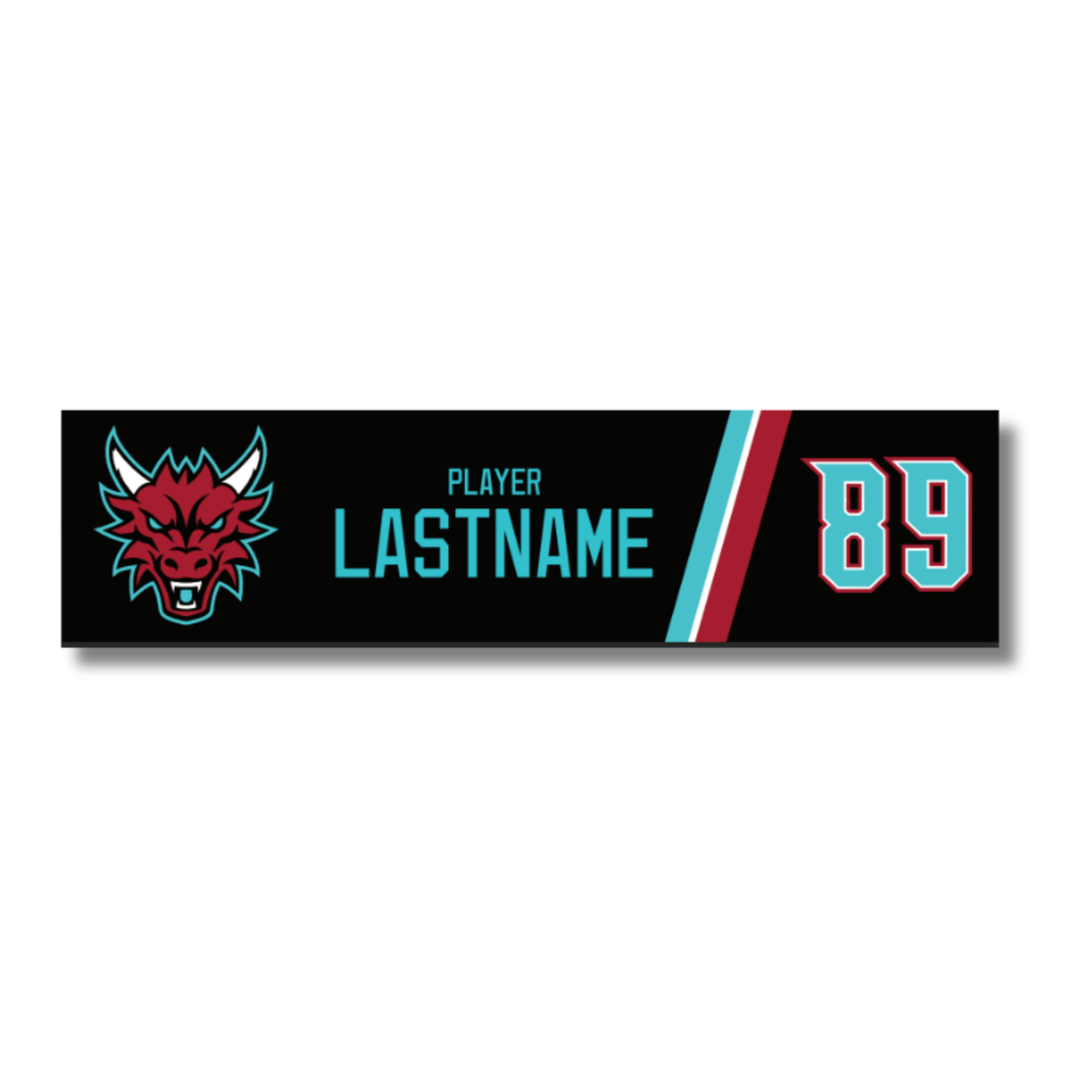 Custom Locker Room Nameplate