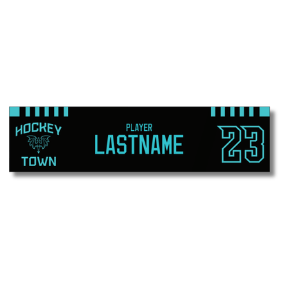 Custom Locker Room Nameplate