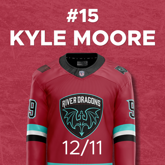 Jersey Off The Back: Dec 11- #15 Kyle Moore (A)