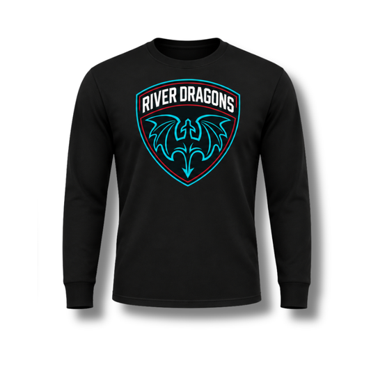 Black River Dragons Shield Long Sleeve Tee
