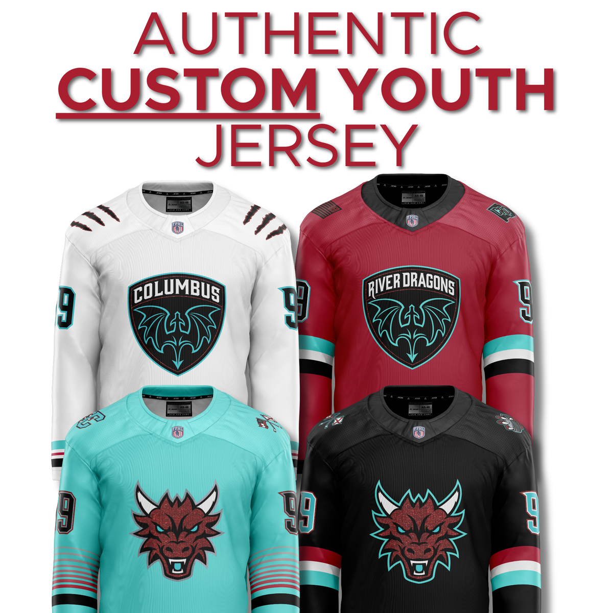 Authentic 2026-2027 Custom Youth Jersey