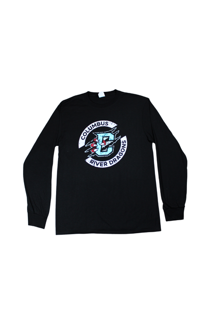 Distressed Logo Long Sleeve SanMar