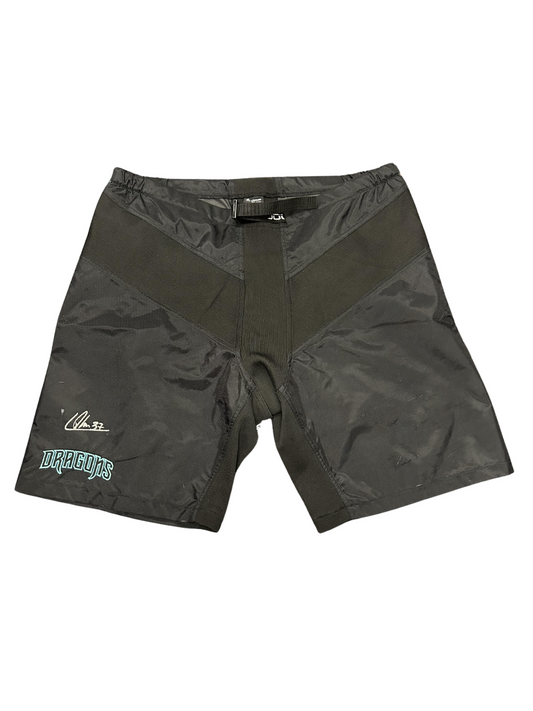 Autographed 2024-2025 Black Pant Covers Columbus River Dragons Merchandise Store