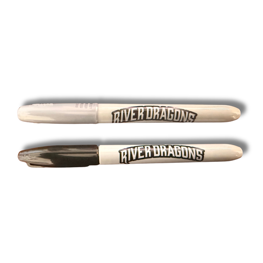 River Dragons Sharpie (Black + Silver)