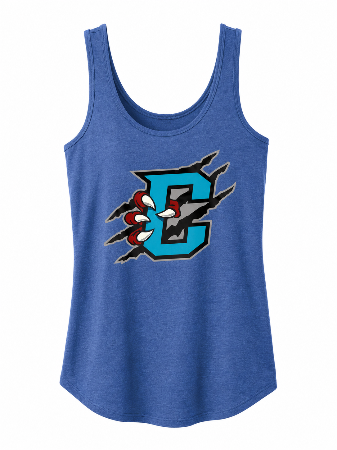 Womens Primary Logo Blue Relaxed Tank Top