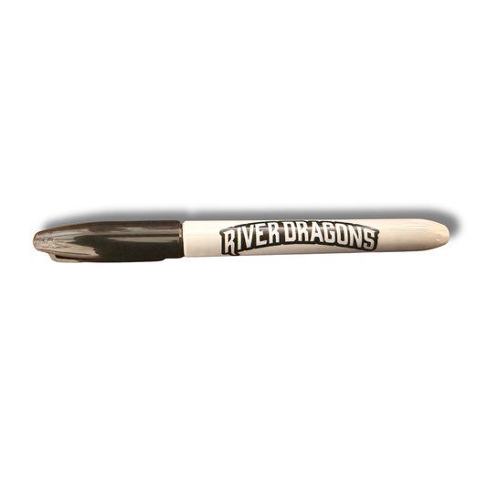 River Dragons Sharpie (Black + Silver)