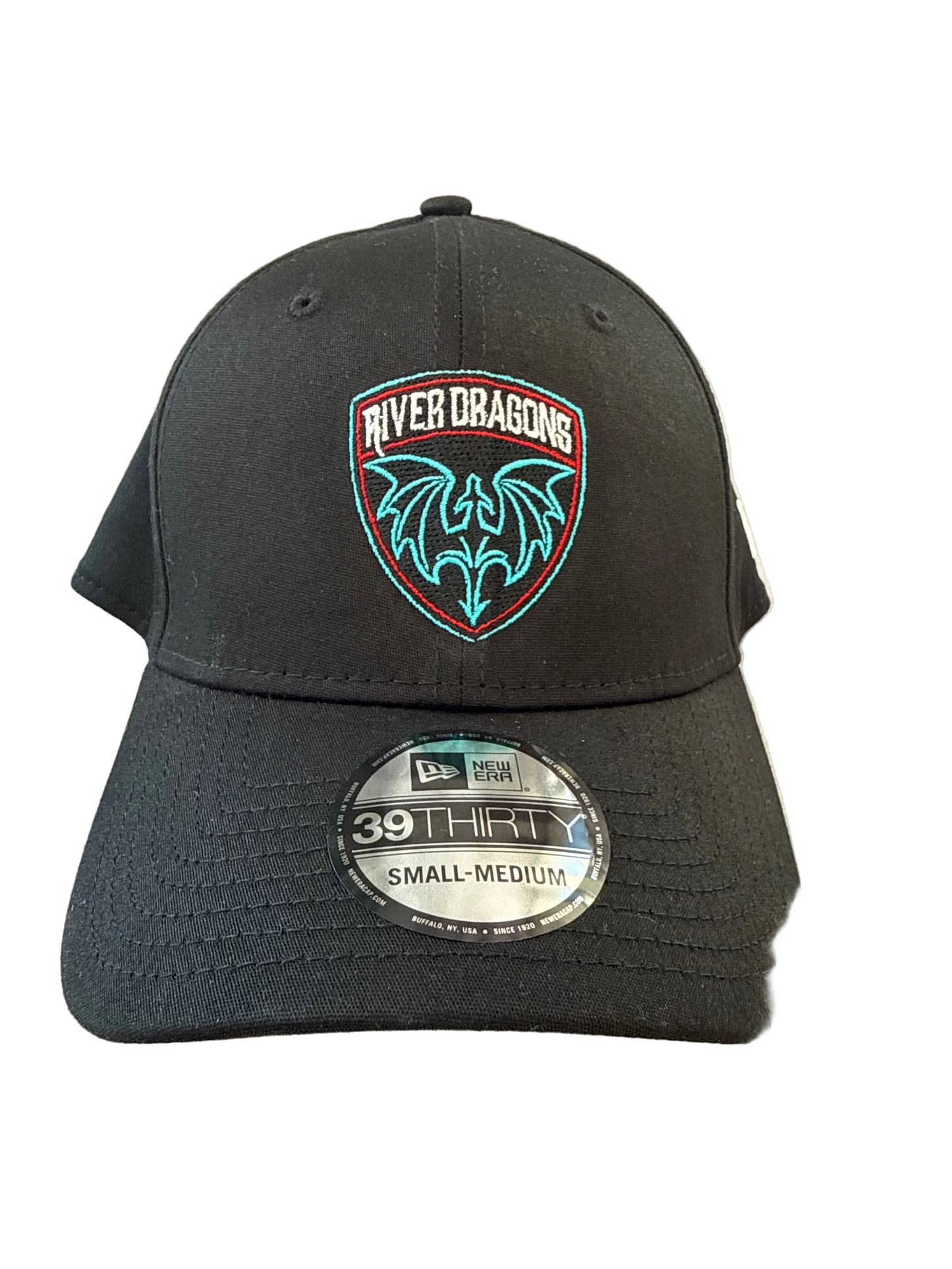 Black New Era Fitted Cotton Cap