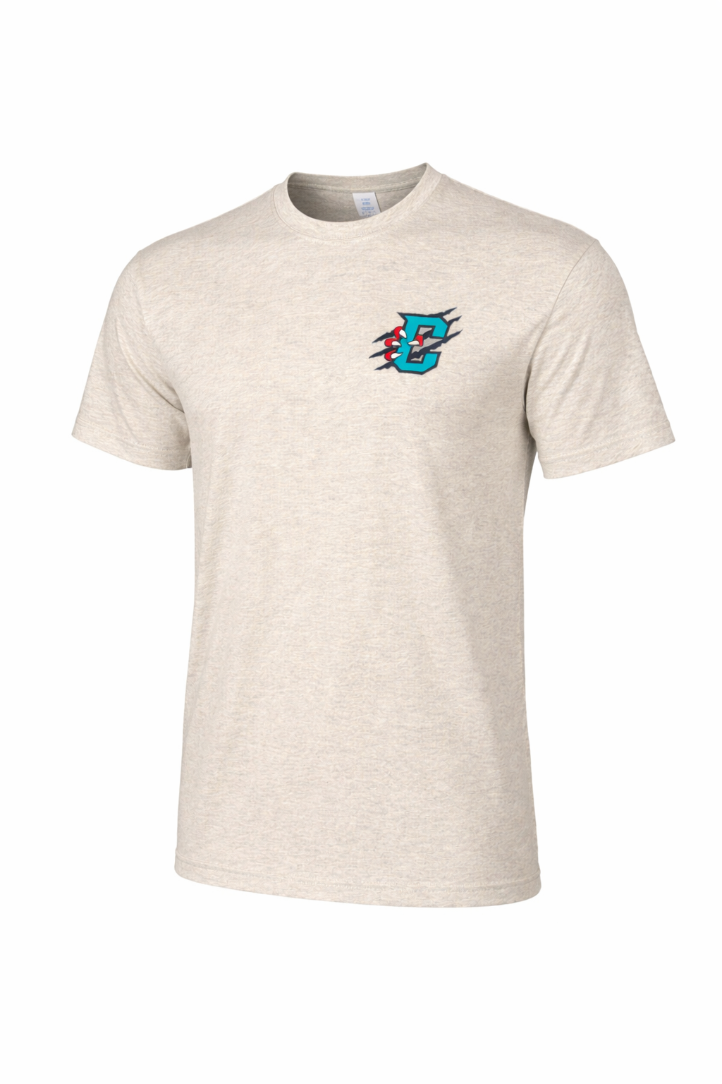 Primary Logo Oatmeal Heather Short Sleeve