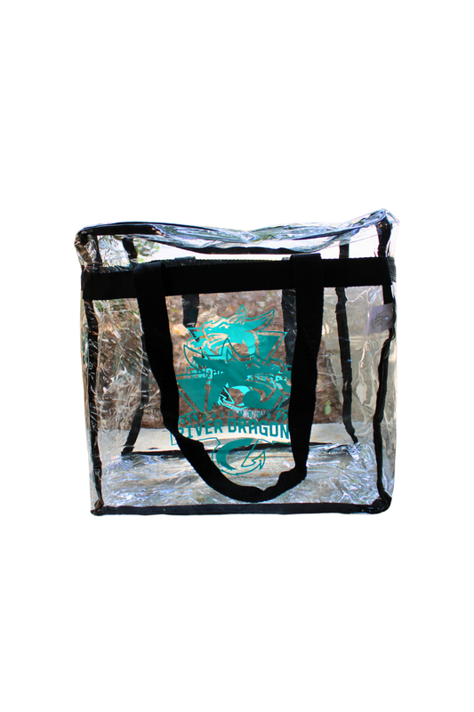 Clear Zipper Tote Bag Columbus River Dragons Online Store