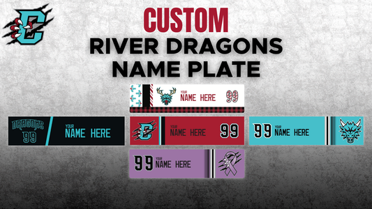 CUSTOM River Dragons Name Plate