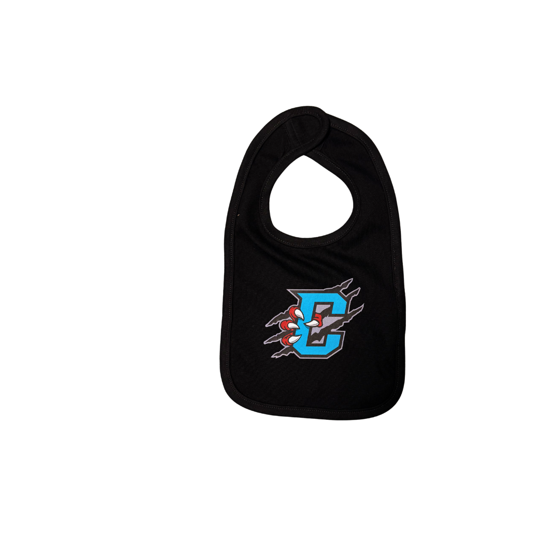 Primary Logo Black Cotton Bib