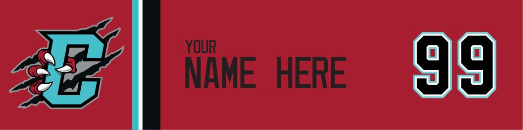 CUSTOM River Dragons Name Plate