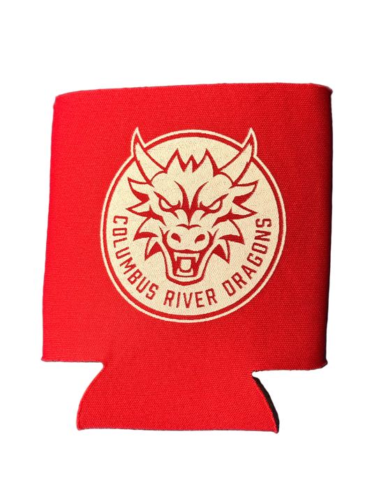 Red Dragons Seal Koozie