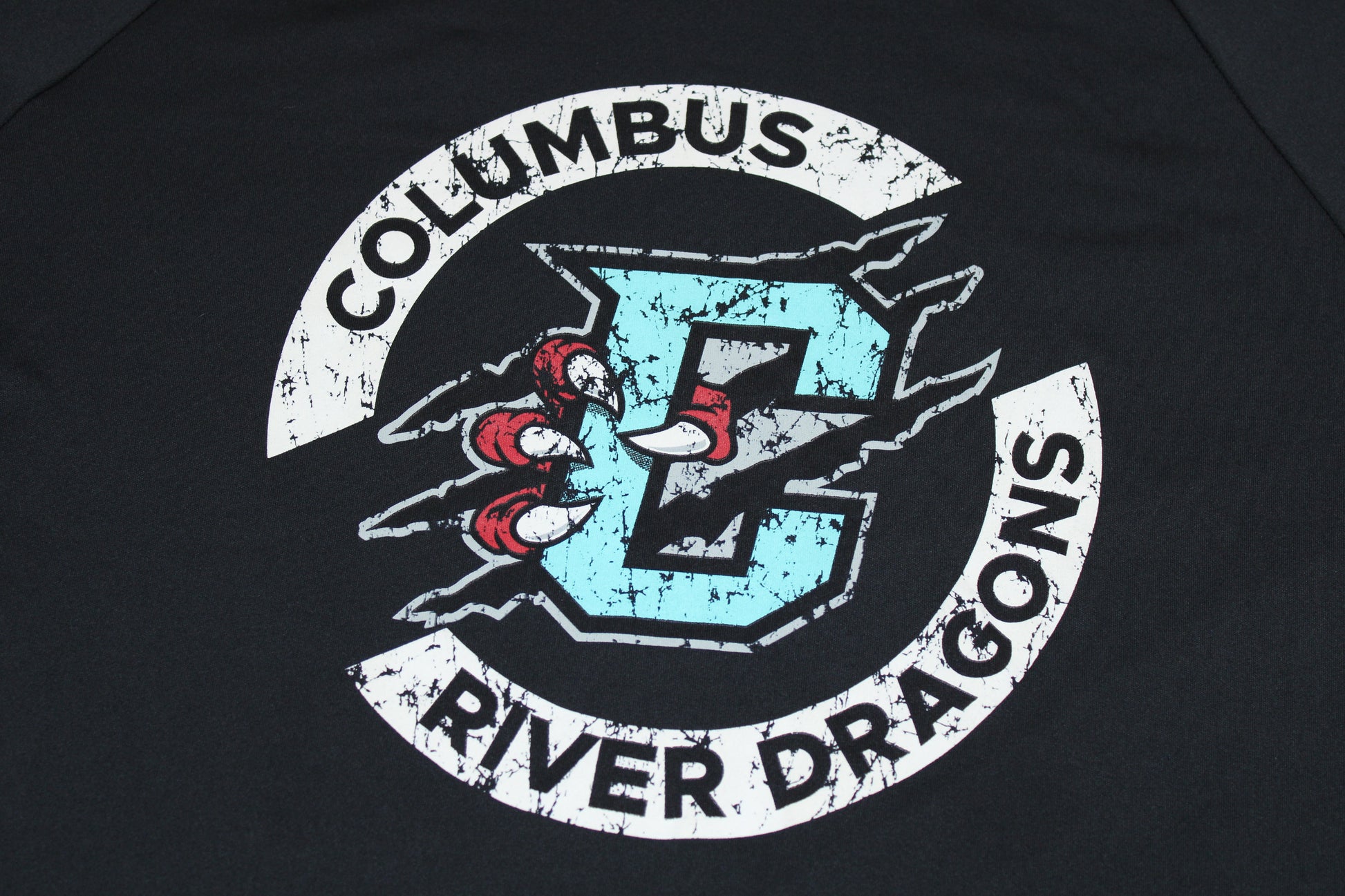 Distressed Logo Performance Hooded Tee SanMar