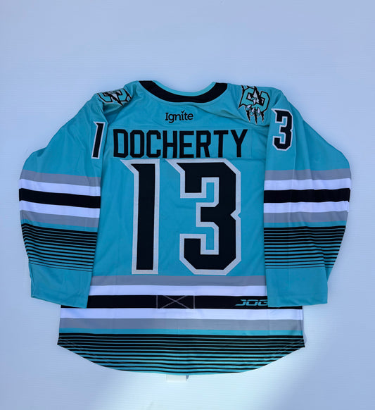Authentic 2025-26 Teal Jersey - Docherty