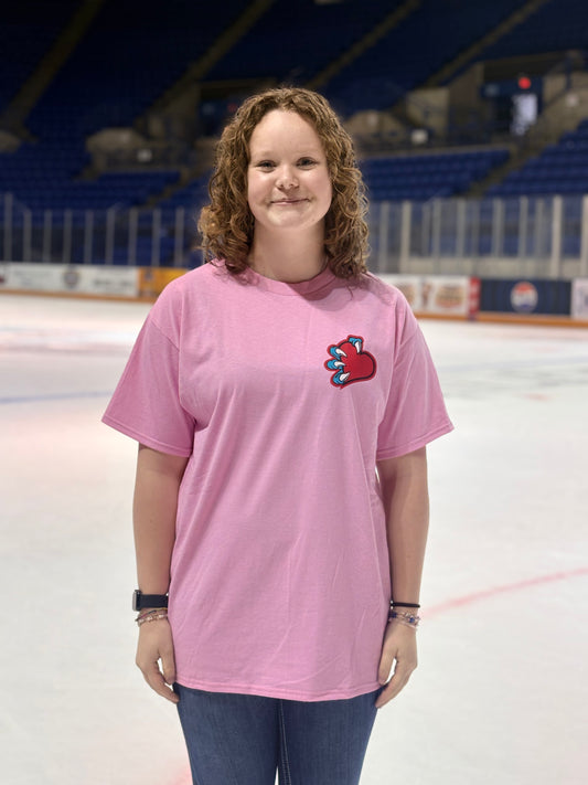 Light Pink Heart Logo Short Sleeve