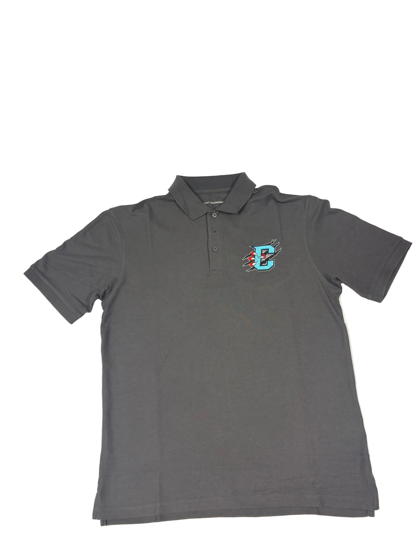 Primary Logo Grey Smoke Polo