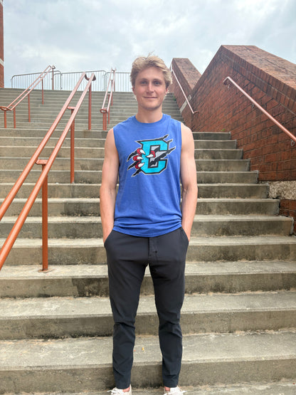 Primary Logo Royal Blue Muscle Tank Top