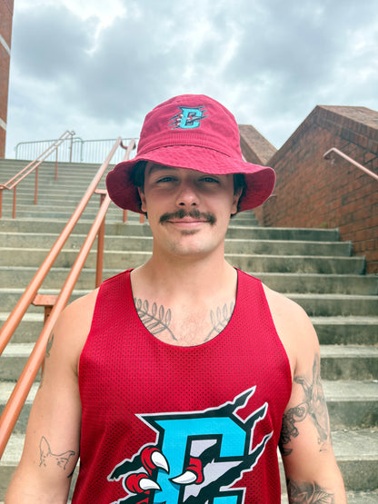 Red Primary Logo Bucket Hat