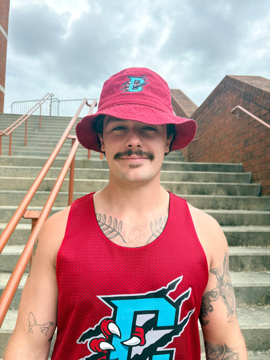 Red Primary Logo Bucket Hat
