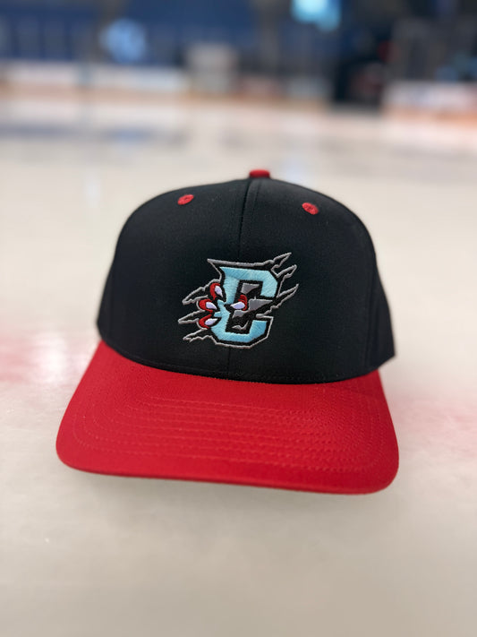 Primary Logo Red Black Hat