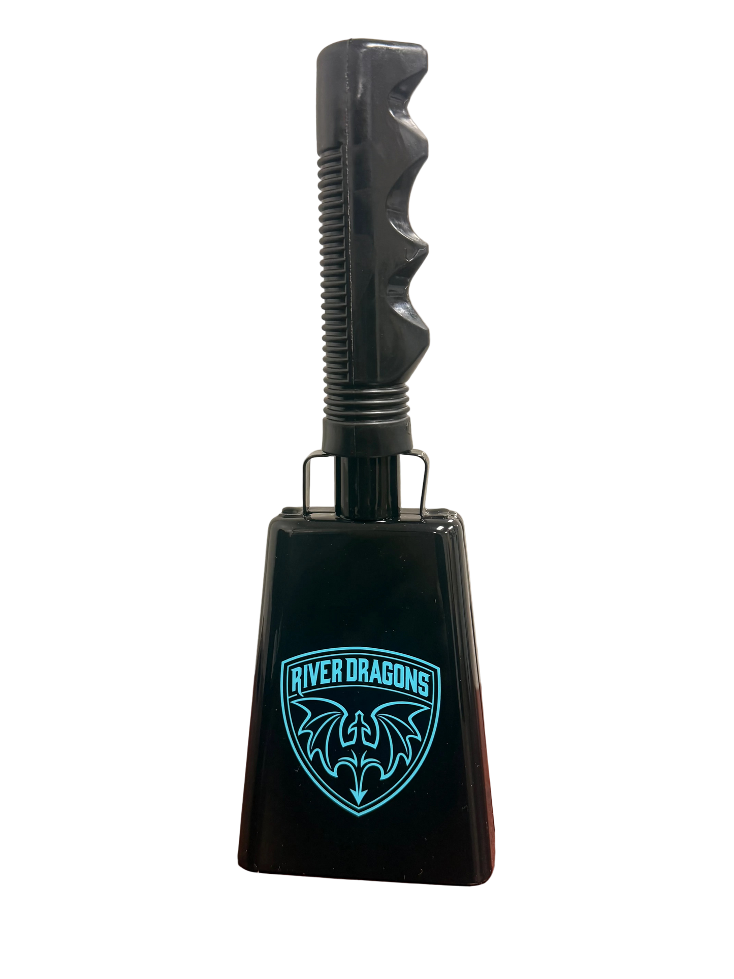 Black River Dragons Shield CowBell with Handle