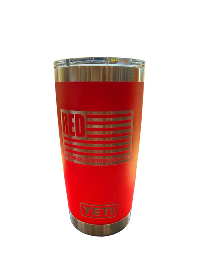 Red River dragons Shield/R.E.D Yeti Tumbler